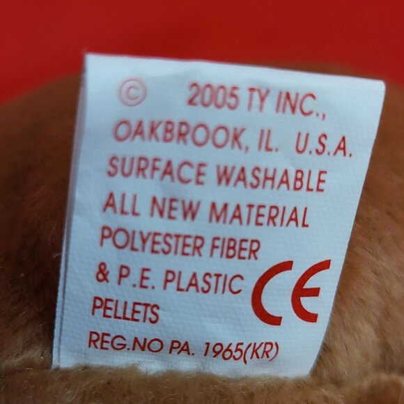 Hocus The Bear Holding Pumpkin Spider on Head 2005 The Halloweenie Beanies Colle - Picture 7 of 12